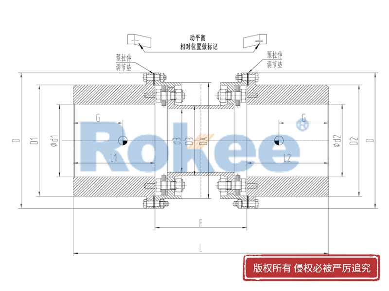 RLQU改進型法蘭快裝膜片聯(lián)軸器,金屬膜片聯(lián)軸器廠家,金屬膜片聯(lián)軸器生產(chǎn)廠家
